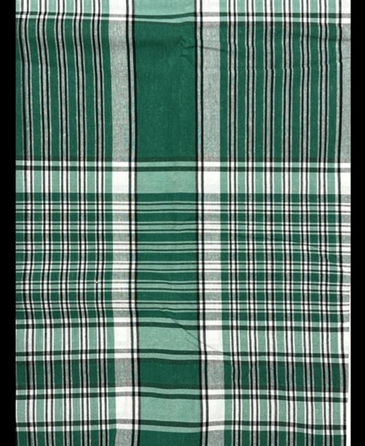 Shop Green White Plain George Fabric in USA