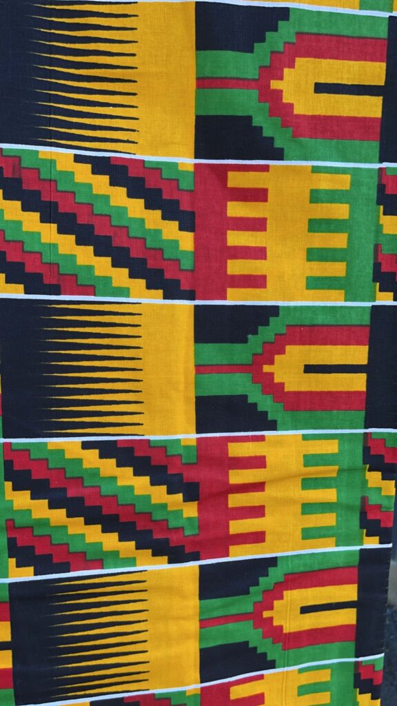 Elegant Hand-made Kente print