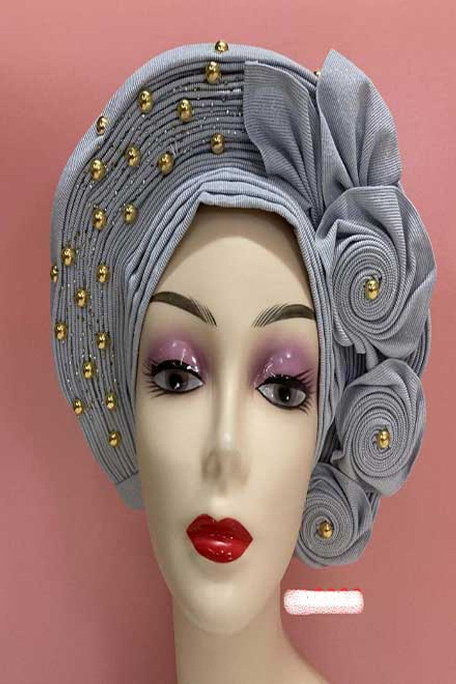 Grey Autogele Head Tie