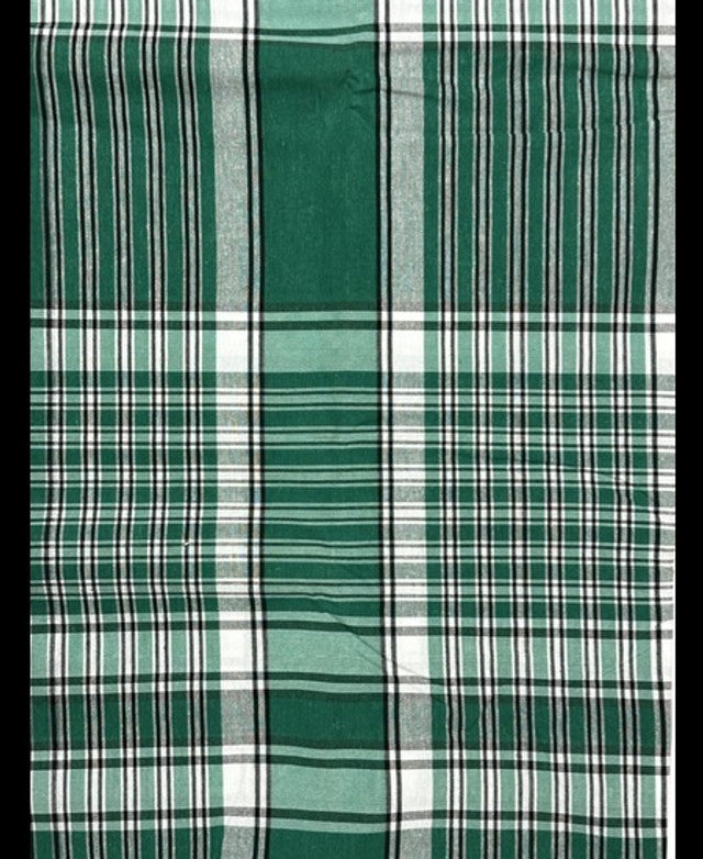 Shop Green White Plain George Fabric in USA