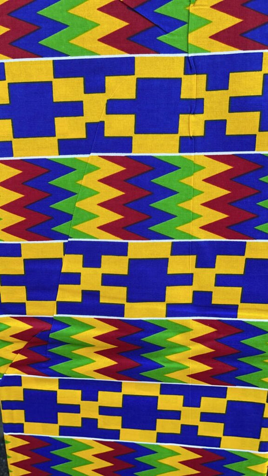 Fashionable Blue Kente Fabric