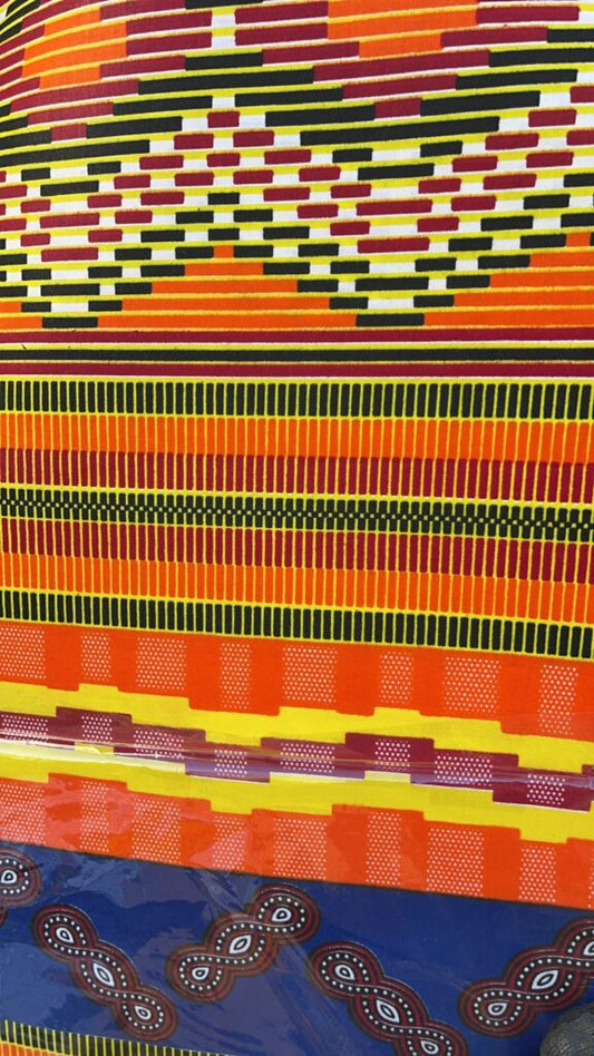 Beautiful Hand-crafted Kente Fabric