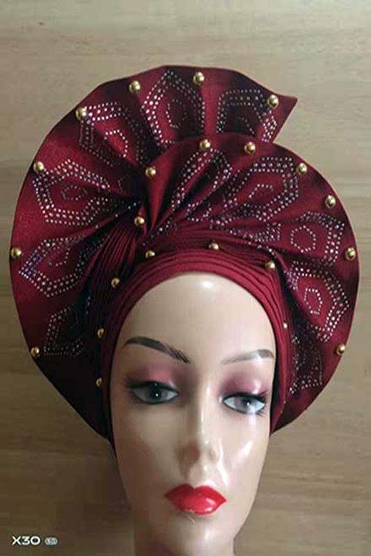 Lightweight Pre-tied Wine Autogele Head Tie