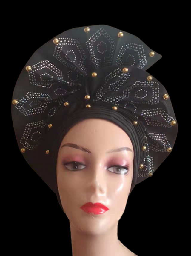 Black Autogele Head Tie