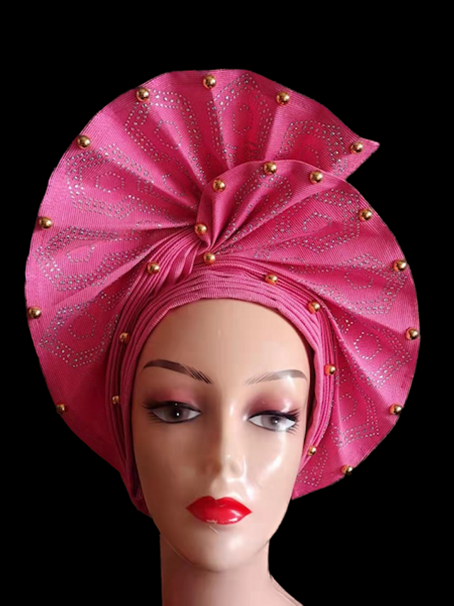 Pink Autogele Head Tie