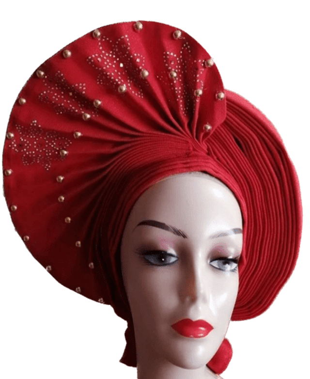 Red Fan Autogele Head Tie