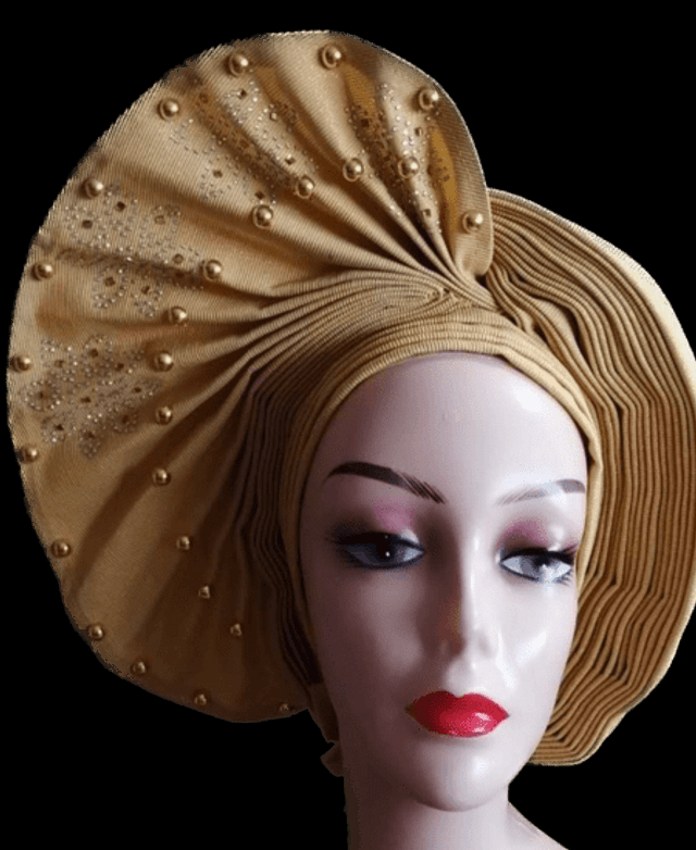 Gold Autogele Head Tie