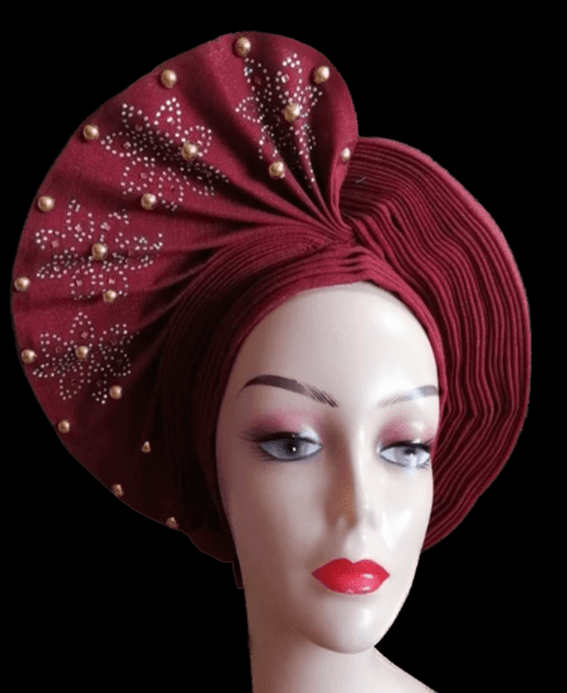 Wine Autogele Head Tie